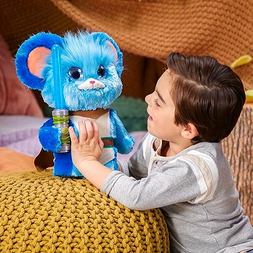 Hasbro Star Wars Adventures of Little Jedi Talking Jedi Nubs Electronic Plush