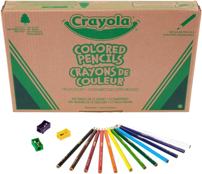 Crayola Colored Pencils Classpack (240ct) – 240