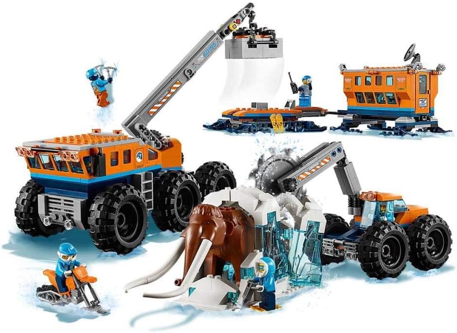 LEGO City Arctic Mobile Exploration Base Toy Crane Vehicle