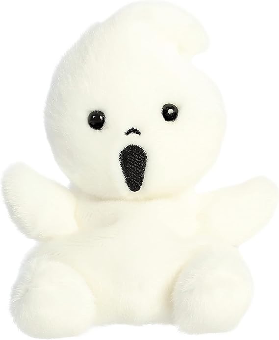 Aurora Adorable Palm Palsa Boo Ghost Stuffed Animal - Pocket-Sized Play - Collectable Fun