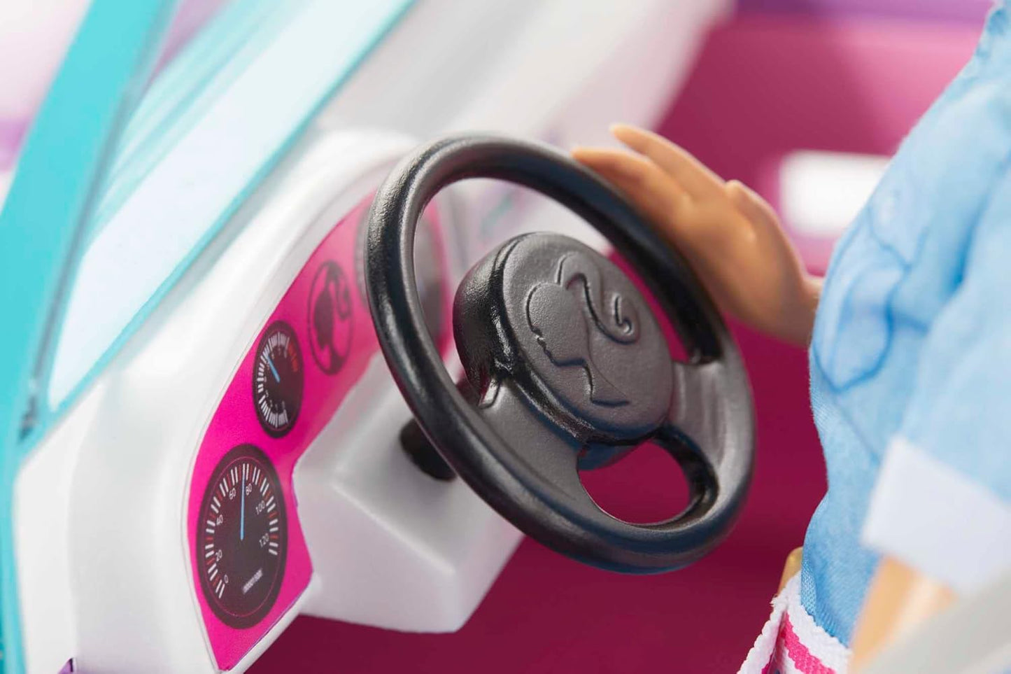 Barbie Toy Car Doll-Sized SUV Purple Off-Road Vehicle