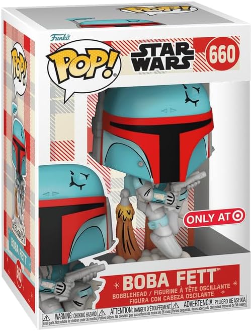 Star Wars Funko Pop! : Retro Reimagined - Boba Fett (Target Exclusive) with Byron's Attic Protector