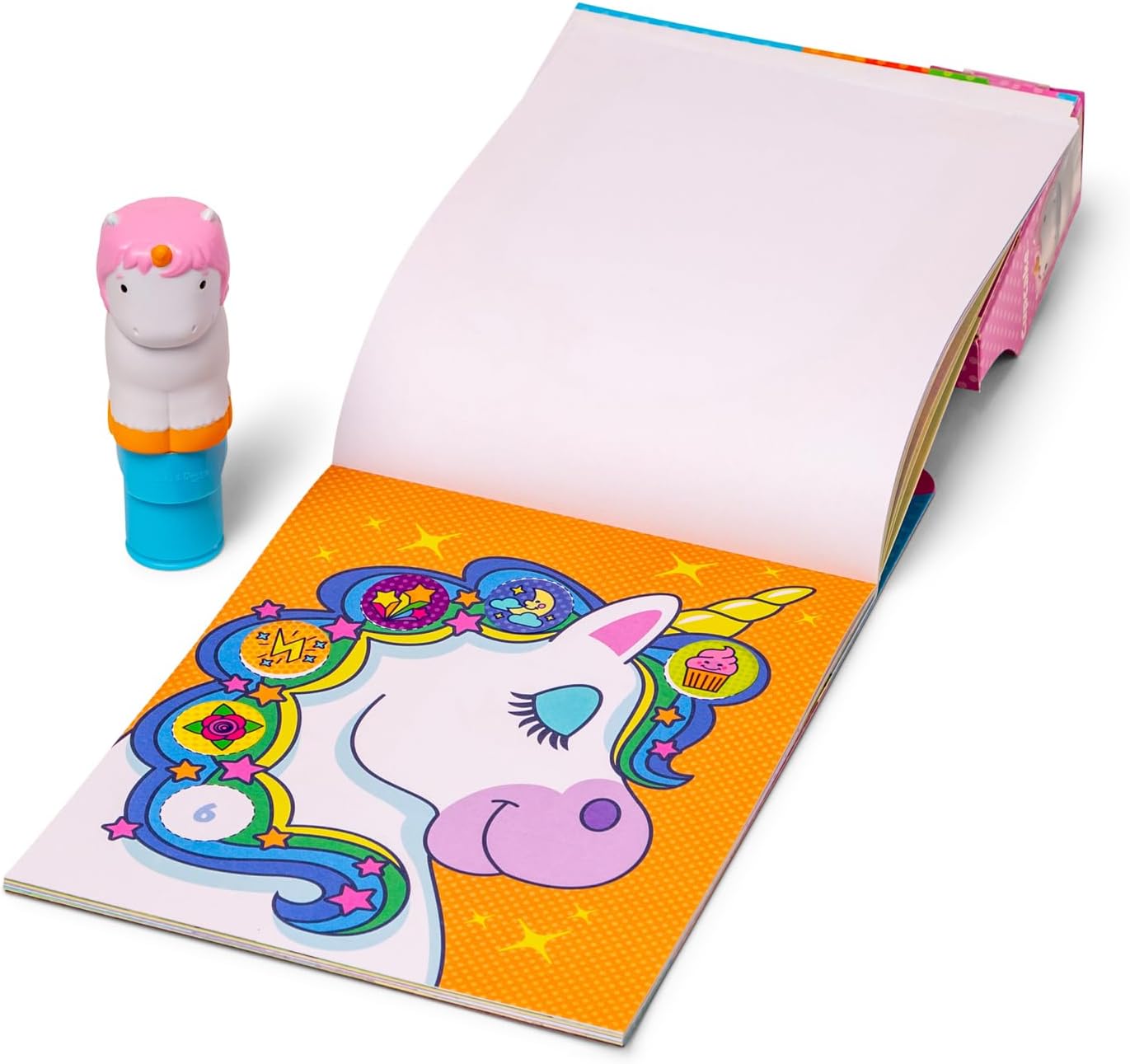 Melissa & Doug Melissa Doug Sticker WOWa 24-Page Activity Pad and Sticker Stamper 300