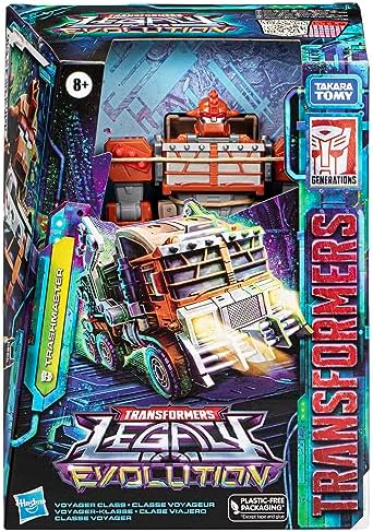 Transformers Legacy Evolution Voyager Class Trashmaster Toy 7-inch Action Figure for Boys