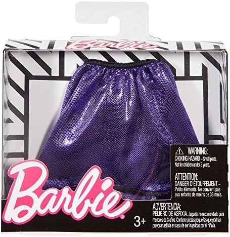 Barbie Fashions 8 Purple High Low Skirt