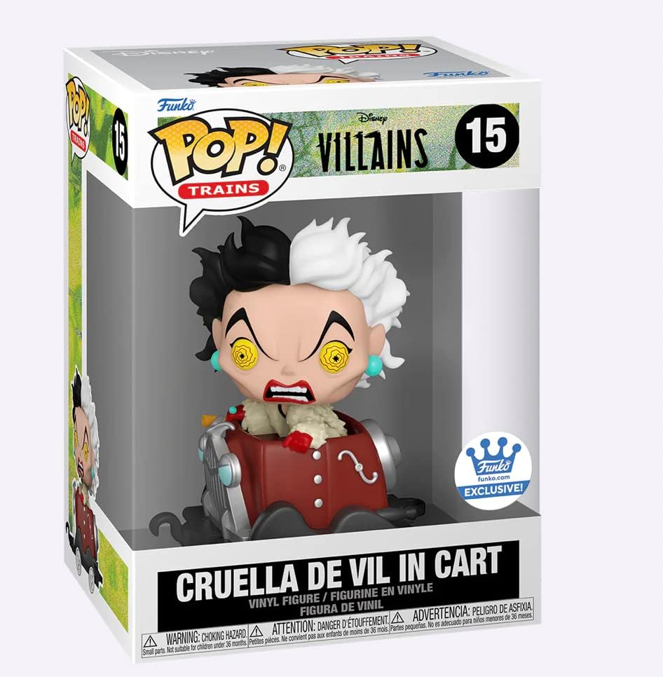 Funko POP Disney Villains Trains Cruella De Vil in Cart Shop