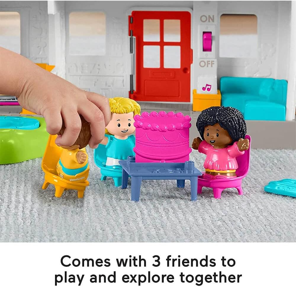 Fisher-Price Little People Toddler Learning Toy Friends Together Play House Set with
