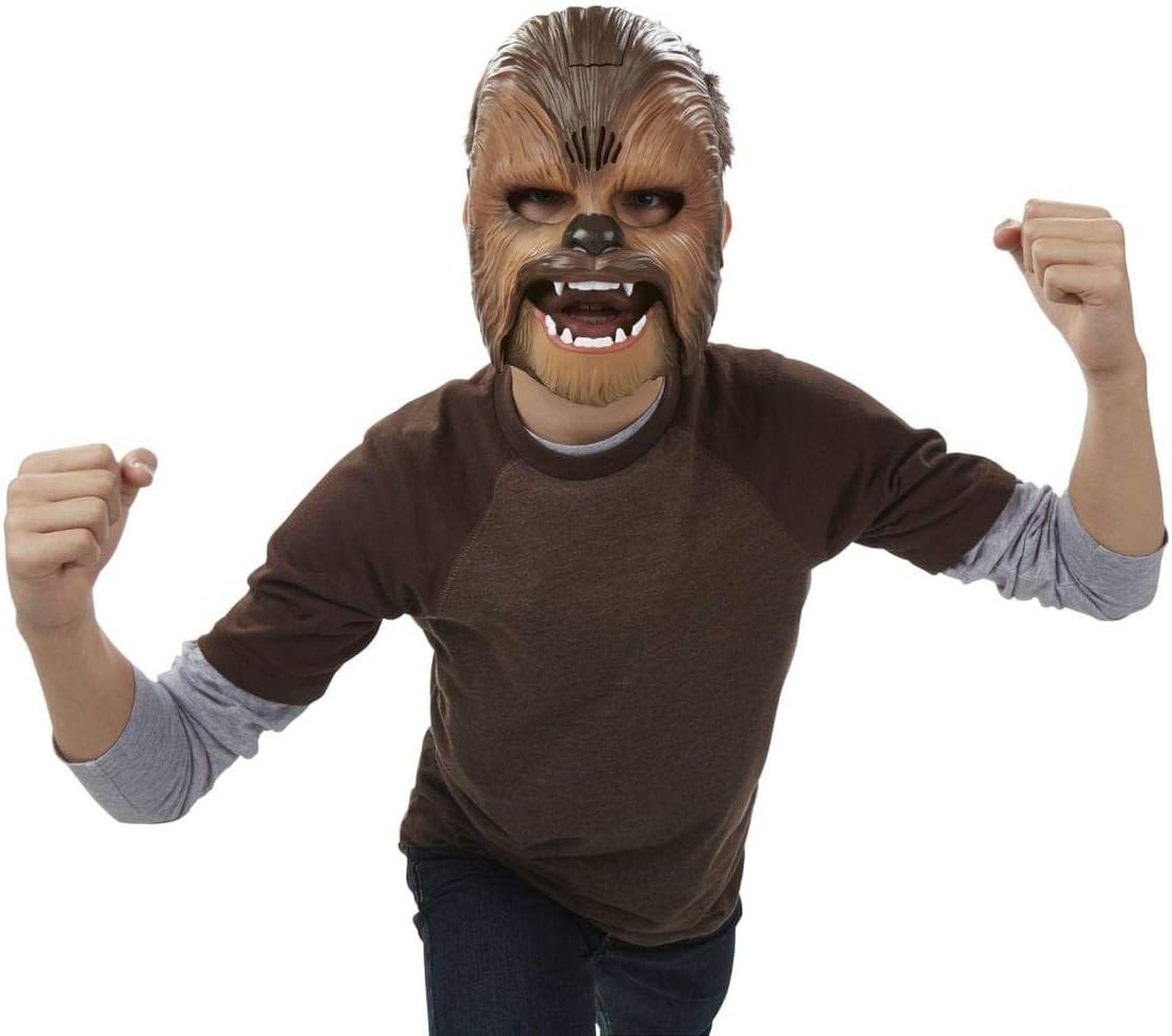 STAR WARS Movie Roaring Chewbacca Wookiee Sounds Mask Funny GRAAAAWR Noises Sound Effects