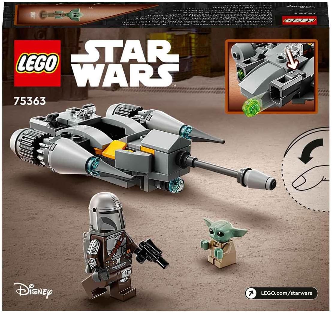 LEGO 75363 Star Wars Microfighter N-1 Mandalorian Hunter Construction Toy Boba Fett Book Vehicle