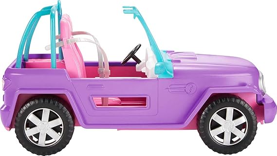 Barbie Toy Car Doll-Sized SUV Purple Off-Road Vehicle