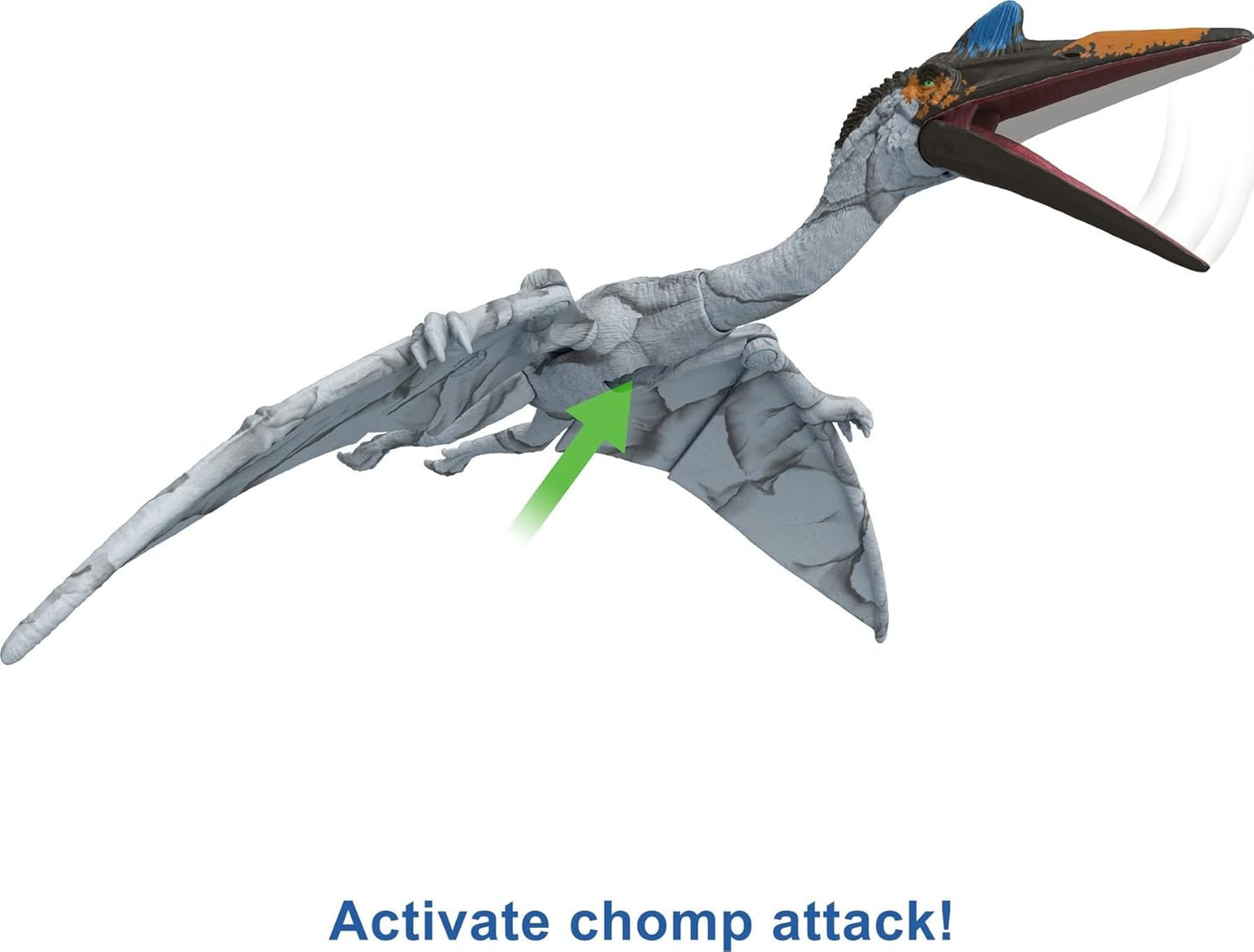 Mattel Jurassic World Dominion Massive Action Dinosaur Figure Quetzalcoatlus Dino Toy