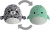 Squishmallows Original FlipAMallows 12in Seal and Turtle Flippable Plush