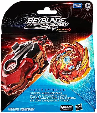 Beyblade Burst Pro Series Super Hyperion String Launcher Pack RightLeft Spin Beyblade