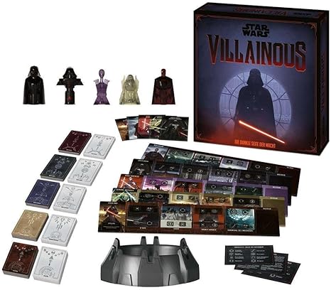 Ravensburger 27491 Star Wars Villainous The Dark Side of The Force German Edition of Strategy Game from 10 Years for 2-4 Players Star Wars Board Game