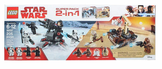 LEGO Star Wars 66597 Super Battle Pack 2 in 1 Includes 75198 Tatooine and 75197 First