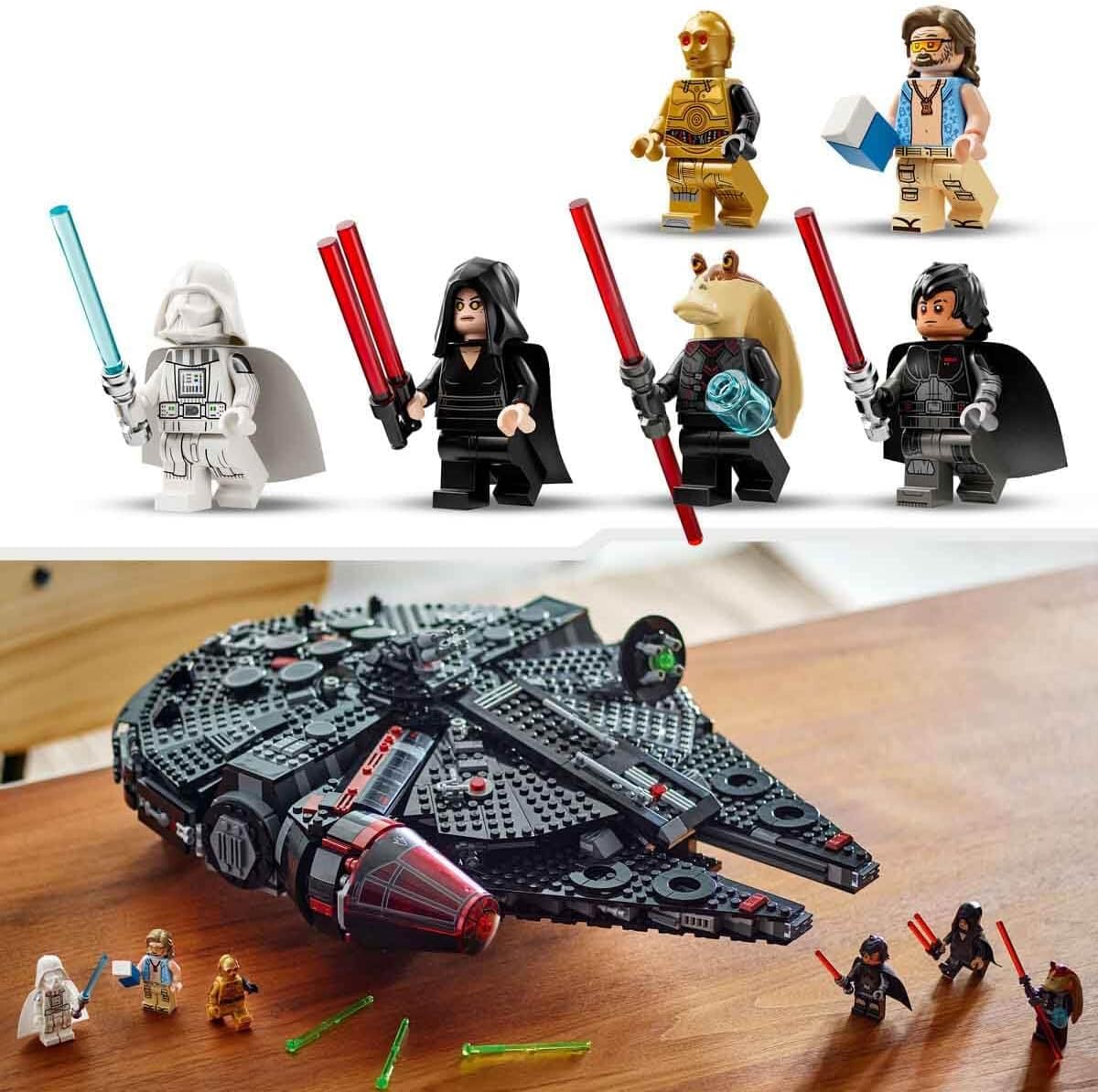LEGO Star Wars The Black Falcon - Spaceship Set - Buildable Brick Vehicle