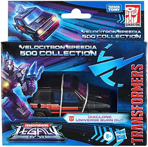 Transformers Legacy Velocitron 5 Inch Action Figure Deluxe Class - Burn Out