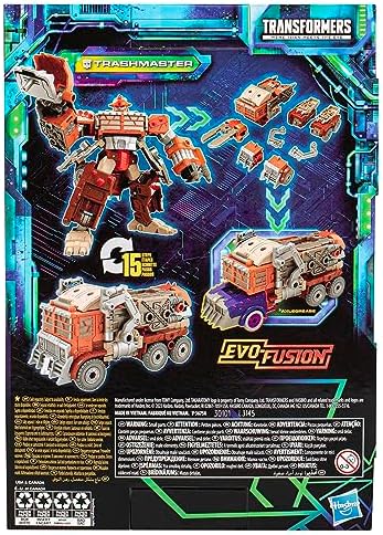 Transformers Legacy Evolution Voyager Class Trashmaster Toy 7-inch Action Figure for Boys