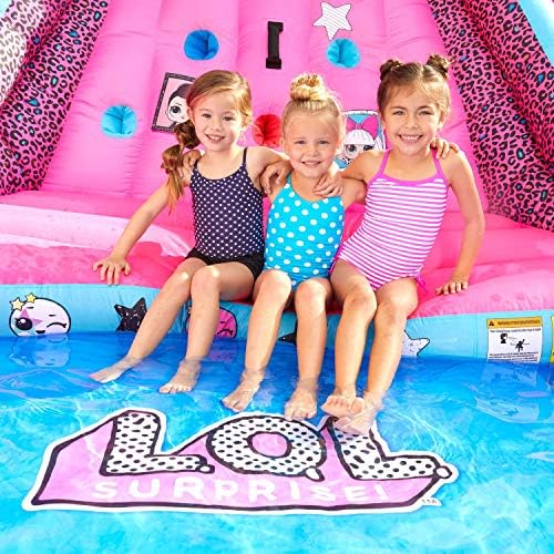 Little Tikes Rocky Mountain River Race Inflatable Slide Bouncer Multicolor 161.00''L x