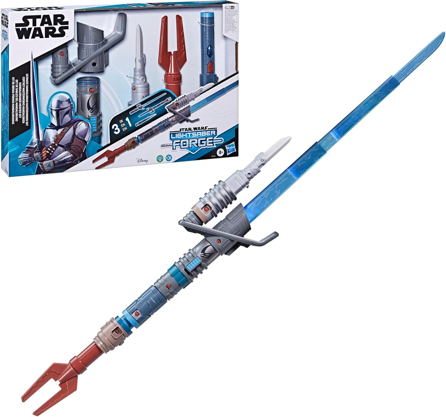 Star Wars Lightsaber Forge Ultimate Mandalorian Set A" Customizable Electronic Lightsaber