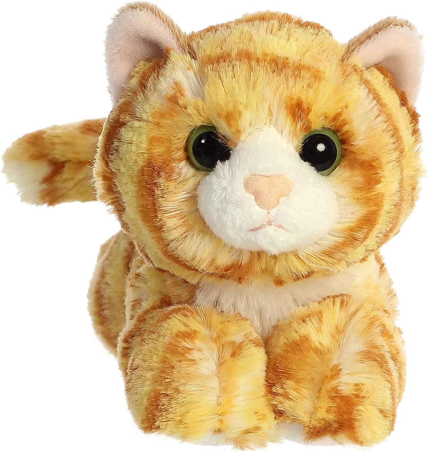 Aurora Adorable Mini FlopsieTM Ginger CatTM Stuffed Animal - Playful Ease - Timeless