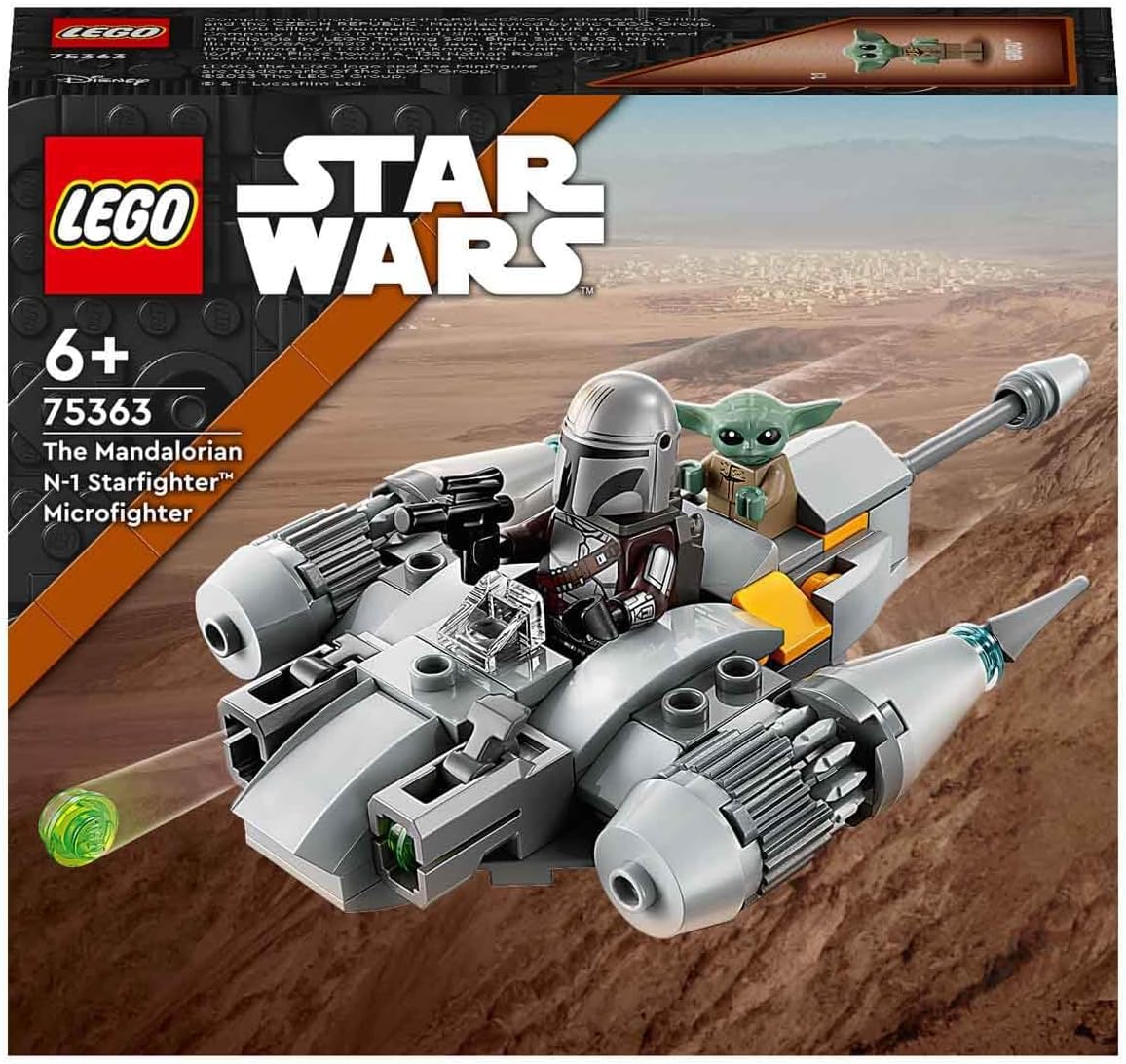 LEGO 75363 Star Wars Microfighter N-1 Mandalorian Hunter Construction Toy Boba Fett Book Vehicle