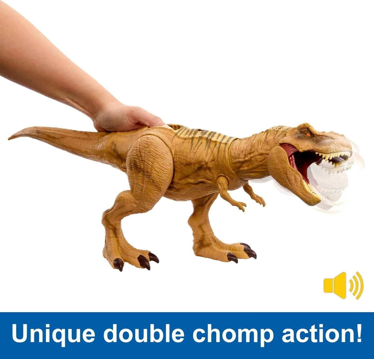 Mattel Jurassic World Track 'n Attack Dinosaur Action Figure Tyrannosaurus Rex Toy with