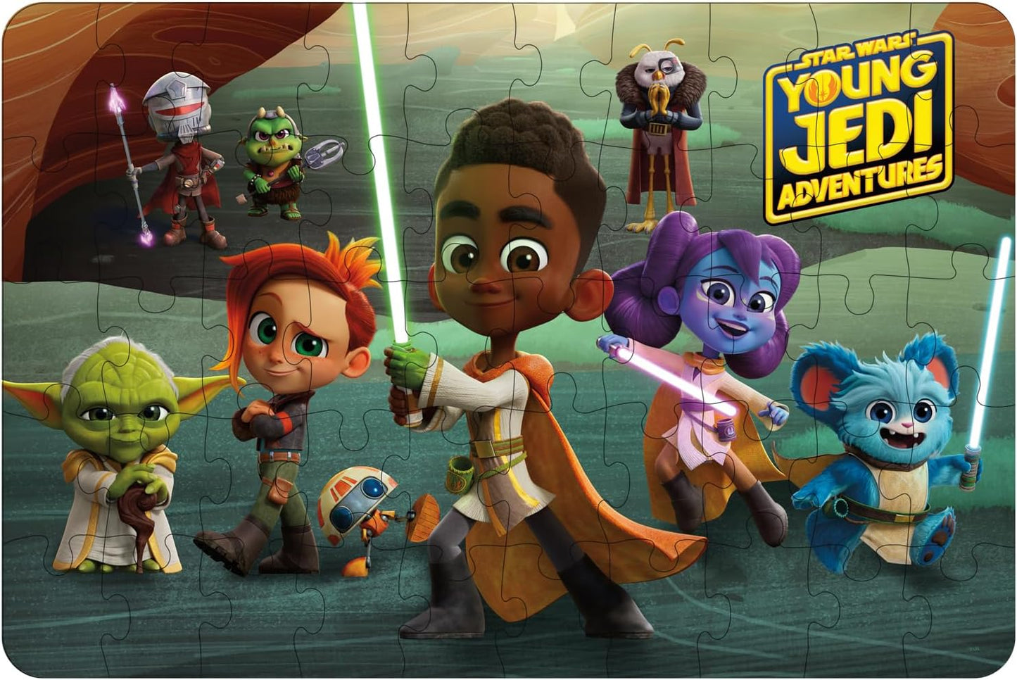 Buffalo Games Buffalo - Star Wars - Young Jedi Adventures - 50 Piece Jigsaw Puzzle