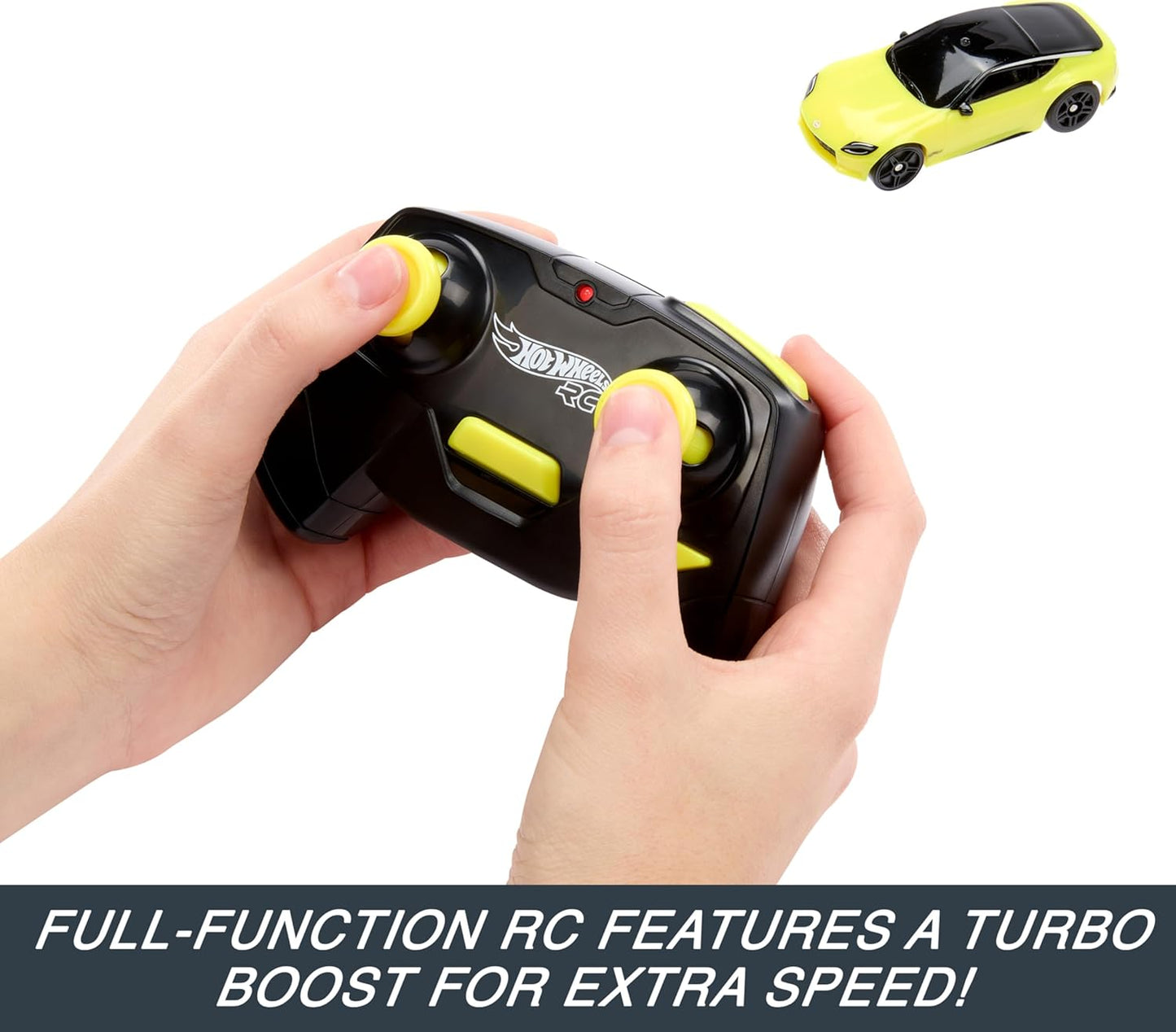 Hot Wheels RC Toy Car Remote-Control Nissan Z in 164 Scale with Controller USB Cable