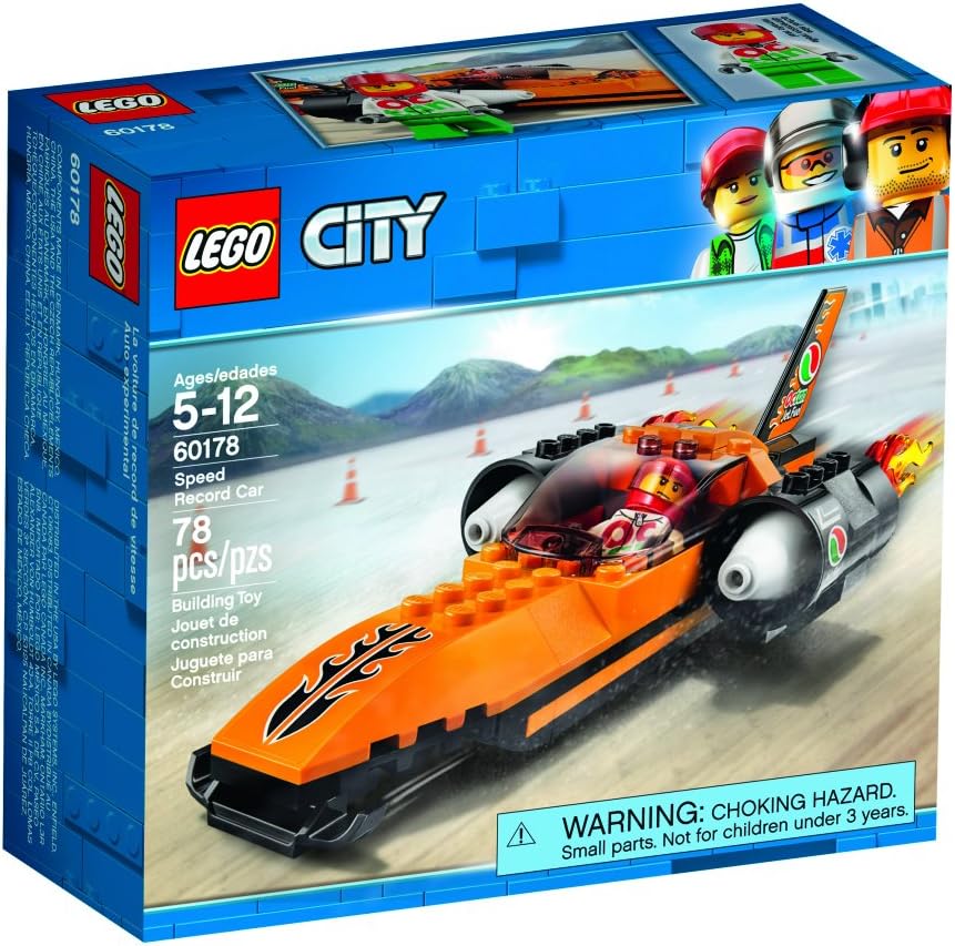 LEGO City Speed Record Car 60178 Building Kit (78 Piece) – 60178