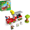 LEGO DUPLO Town Fire Truck 10969 Building Toy Set for Toddlers Preschool Boys and Girls