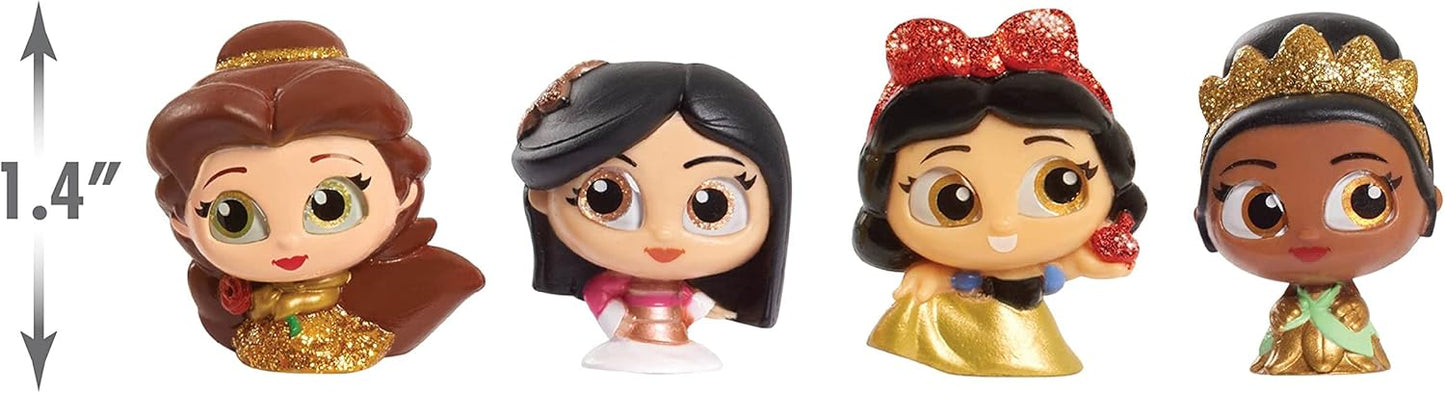 Disney Doorables Glitter & Gold Princess Collection A" 8 Blind Bag Figures – 8