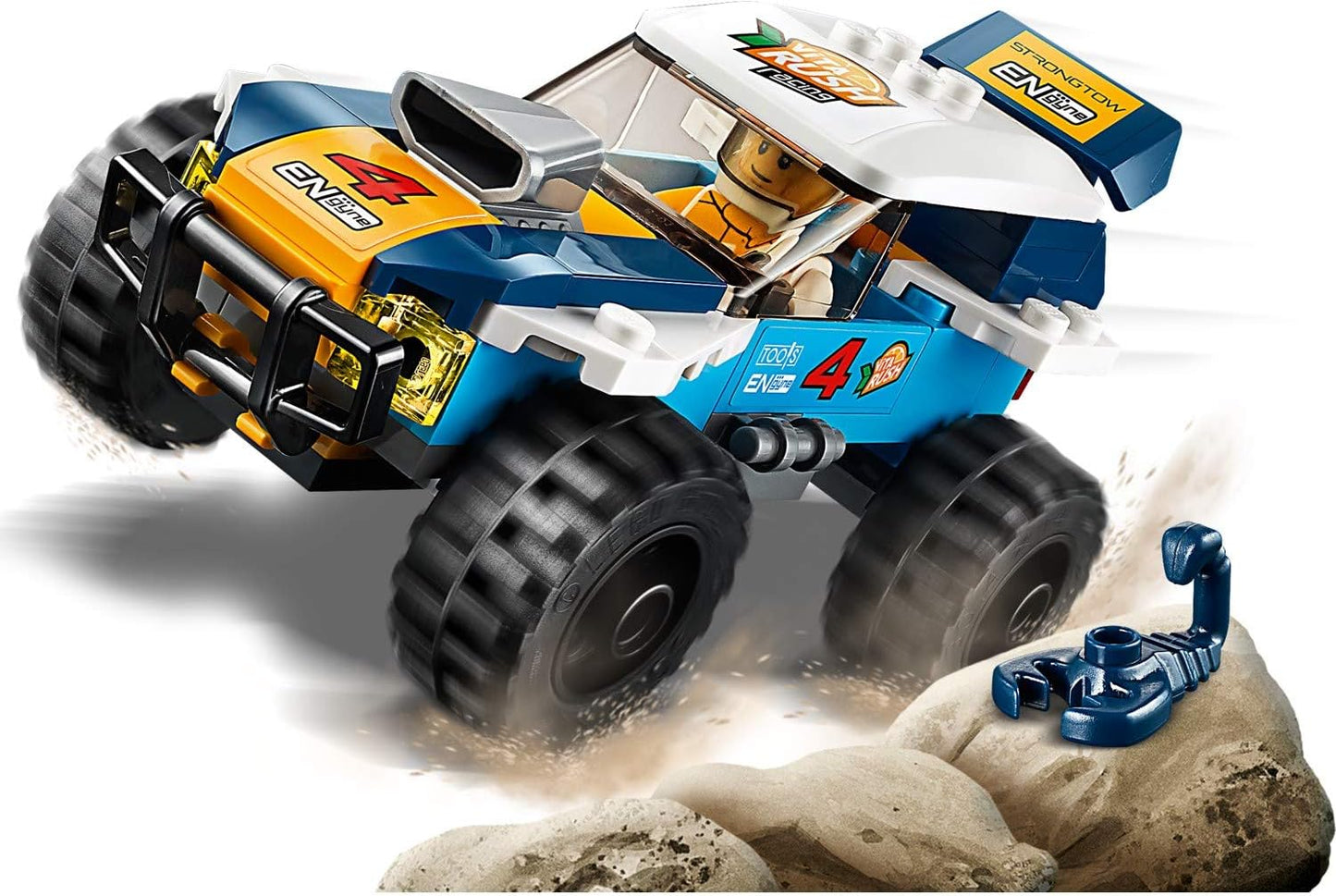 LEGO City Great Vehicles Desert Rally Racer 60218 Building Kit 75 Pieces