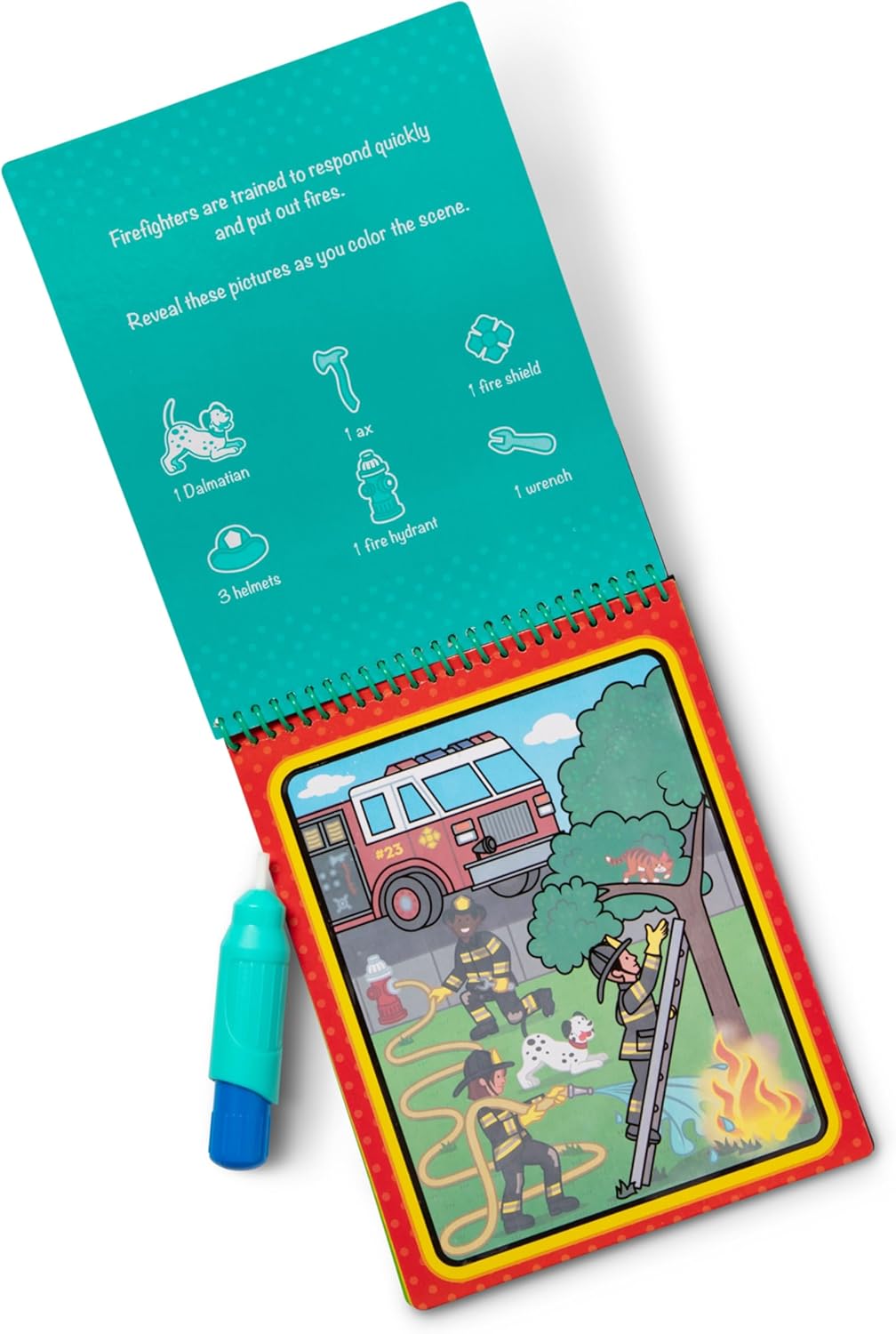 Melissa & Doug Melissa Doug On The Go Water Wow Reusable Water-Reveal Activity Pad-