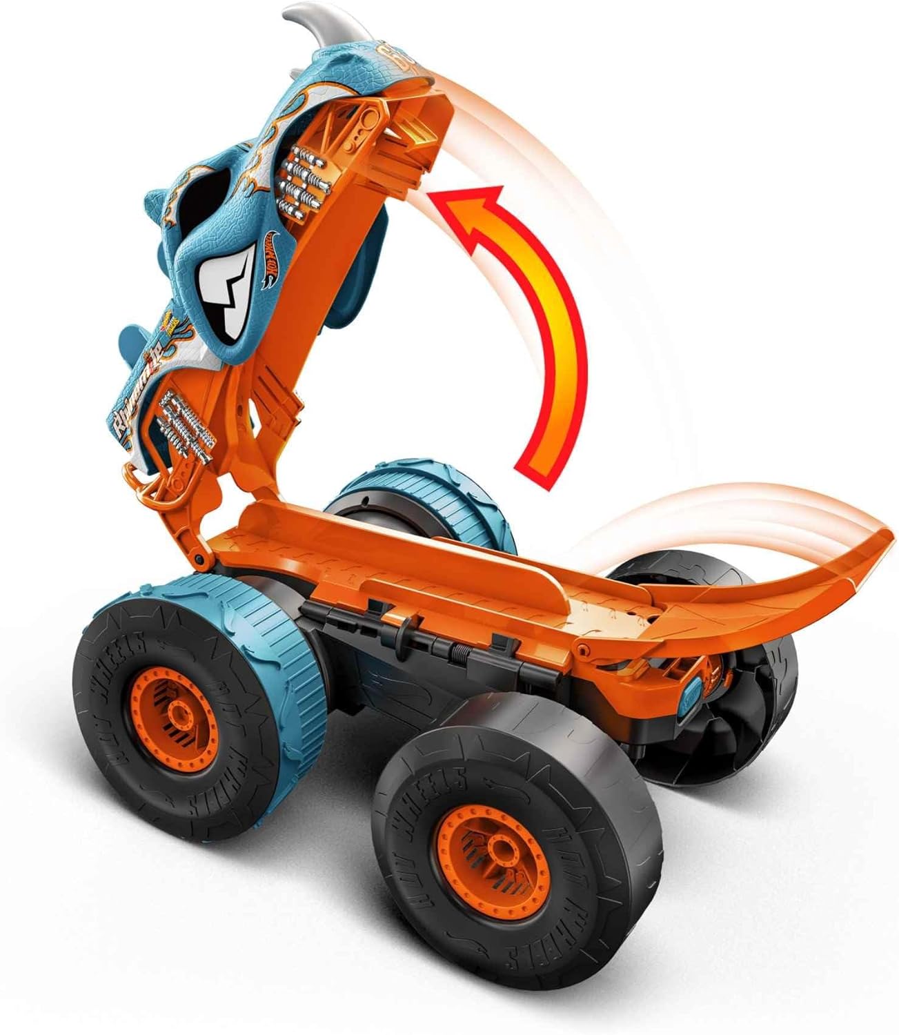 Hot Wheels Monster Trucks RC Toy Remote-Control Transforming Rhinomite in 112 Scale 164
