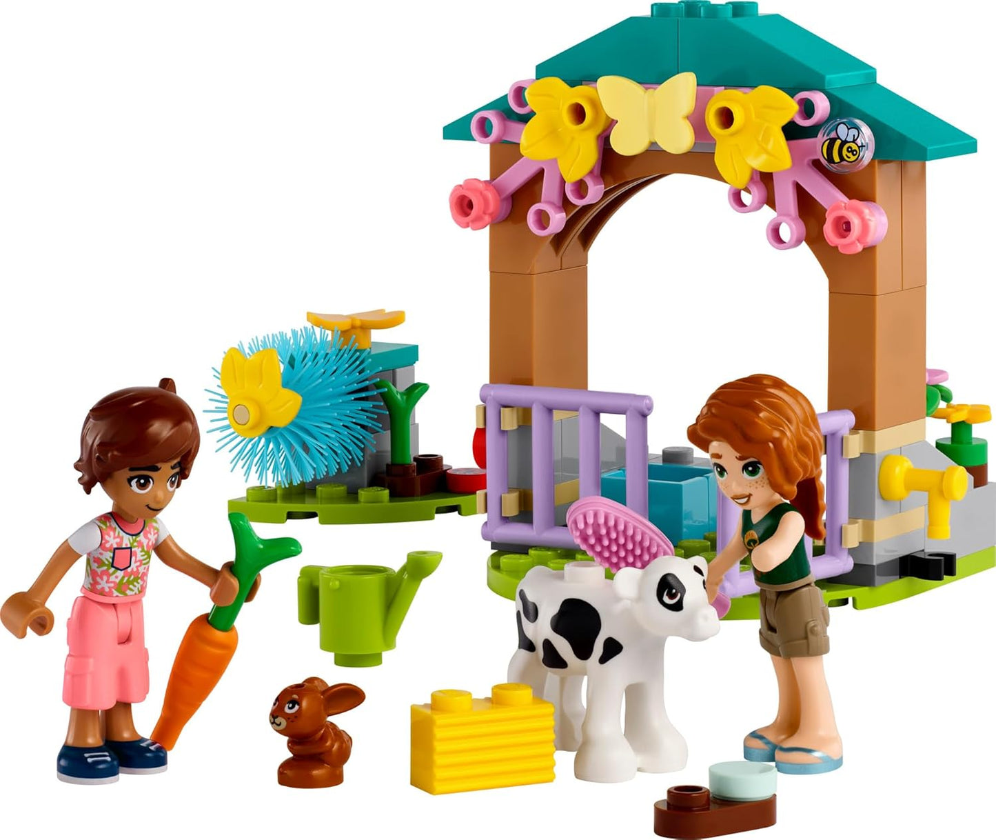 LEGO Friends Autumn's Baby Cow Shed Farm Animal Toy Playset