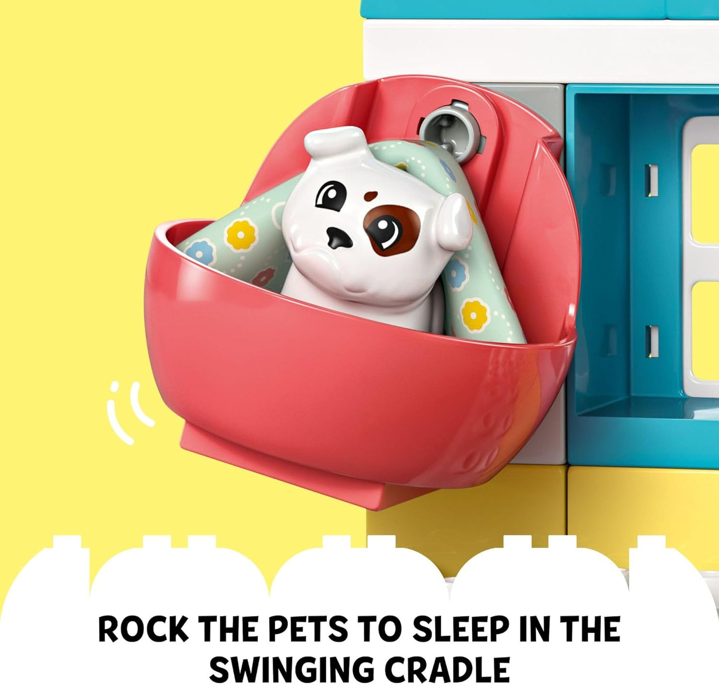 LEGO DUPLO Town Visit to The Vet Clinic Pet-Care Role-Play Toy Dog Cat and Veterinarian