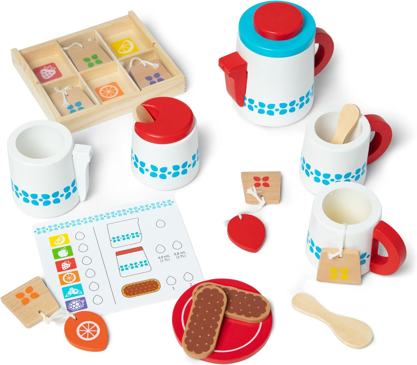 Melissa & Doug Melissa Doug Smoothie Maker Blender Set with Play Food - 22 Pieces