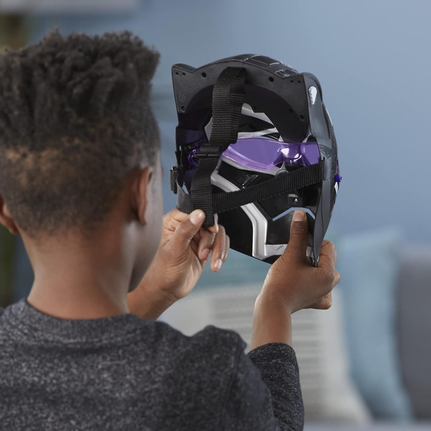 Marvel Black Panther Studios Legacy Collection Black Panther Vibranium Power FX Mask