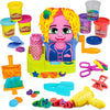 Play-Doh Hair Stylin' Salon Playset with 6 Cans Pretend Play for Girls and Boys