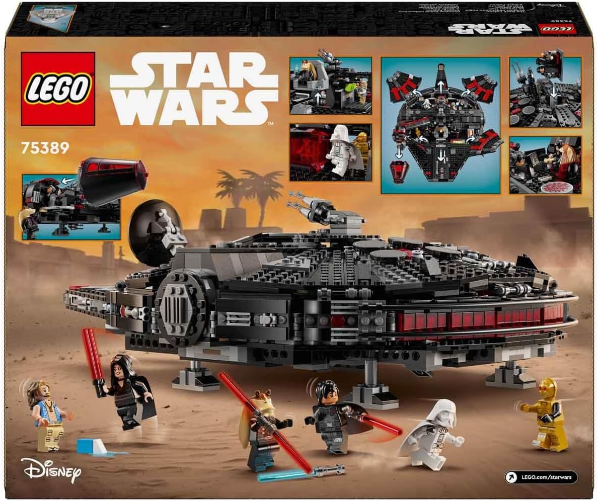 LEGO Star Wars The Black Falcon - Spaceship Set - Buildable Brick Vehicle