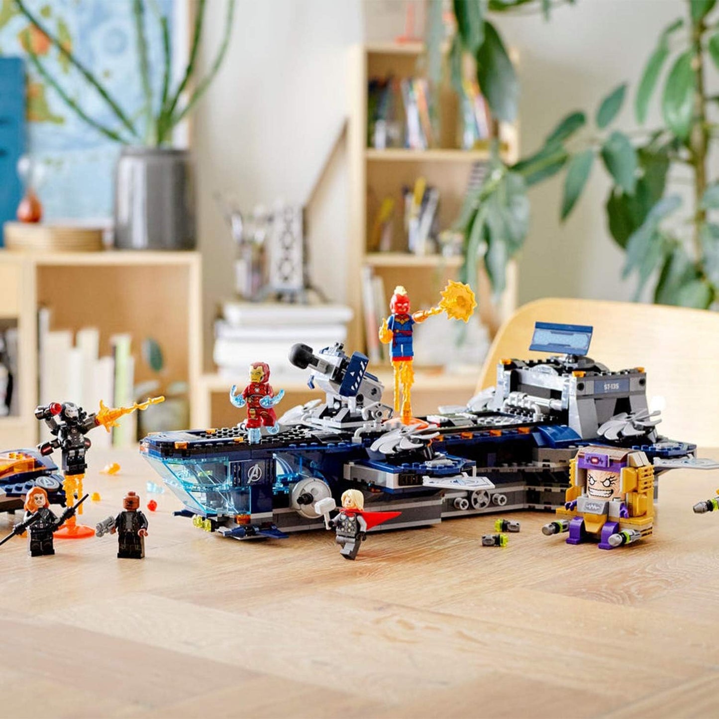 LEGO Marvel Avengers Helicarrier 76153 Fun Brick Building Toy with Marvel Avengers Action