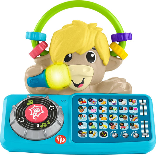 Fisher-Price Baby Learning Toy Link Squad A to Z Yak with Interactive Music Lights for