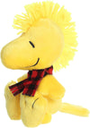 Aurora Festive Peanuts Winter Plaid Woodstock Stuffed Animal - Classic Characters -