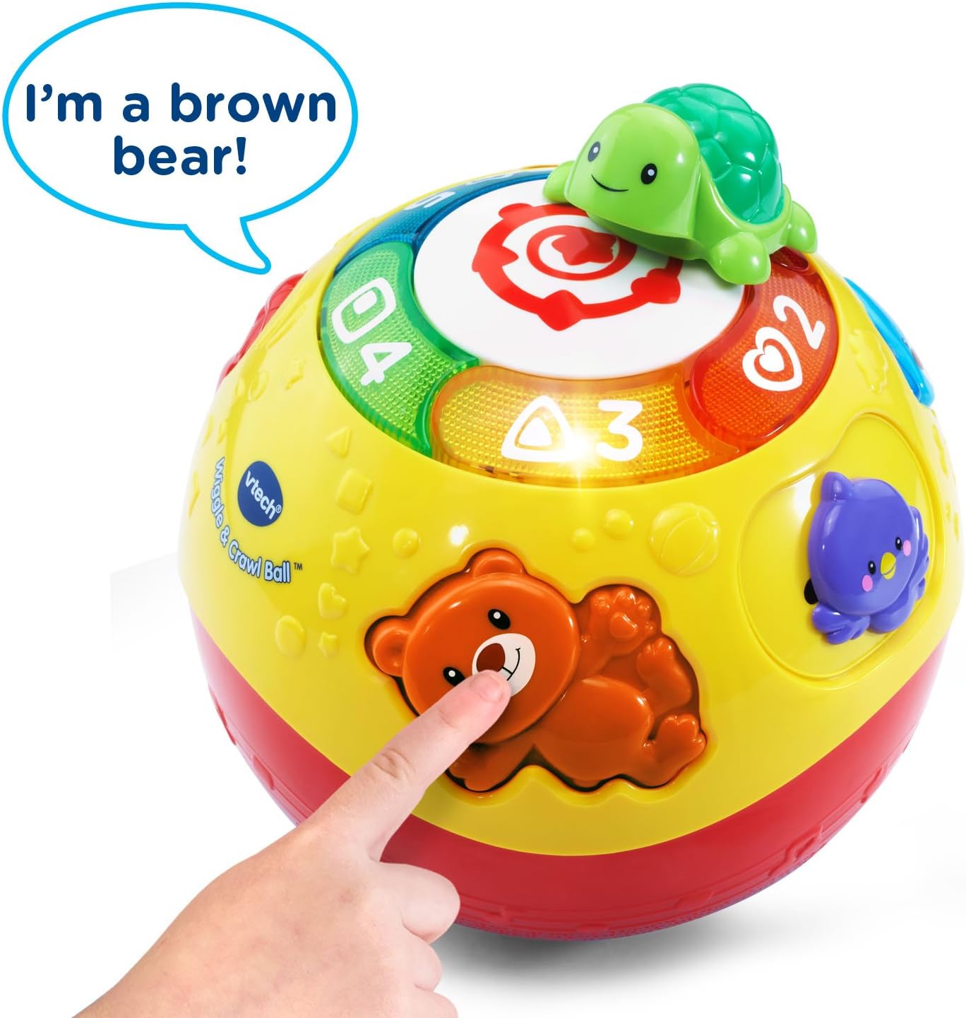 VTech Wiggle and Crawl Ball Multicolor