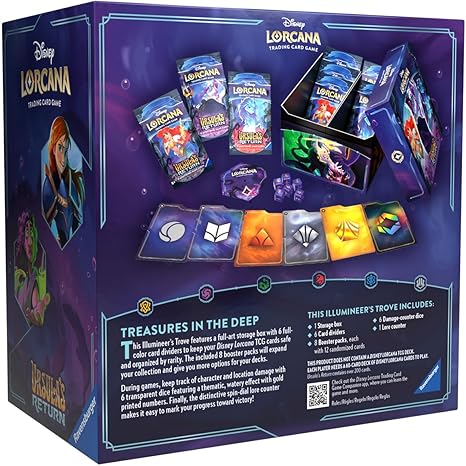 Ravensburger Disney Lorcana TCG Ursula's Return Illumineer's Trove Secure Card Storage