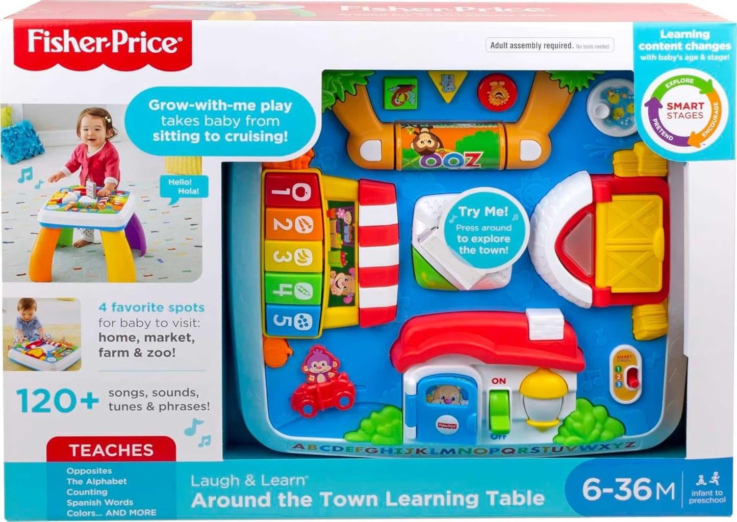 Fisher-Price Laugh & Learn Activity Table A" Music & Lights for Babies