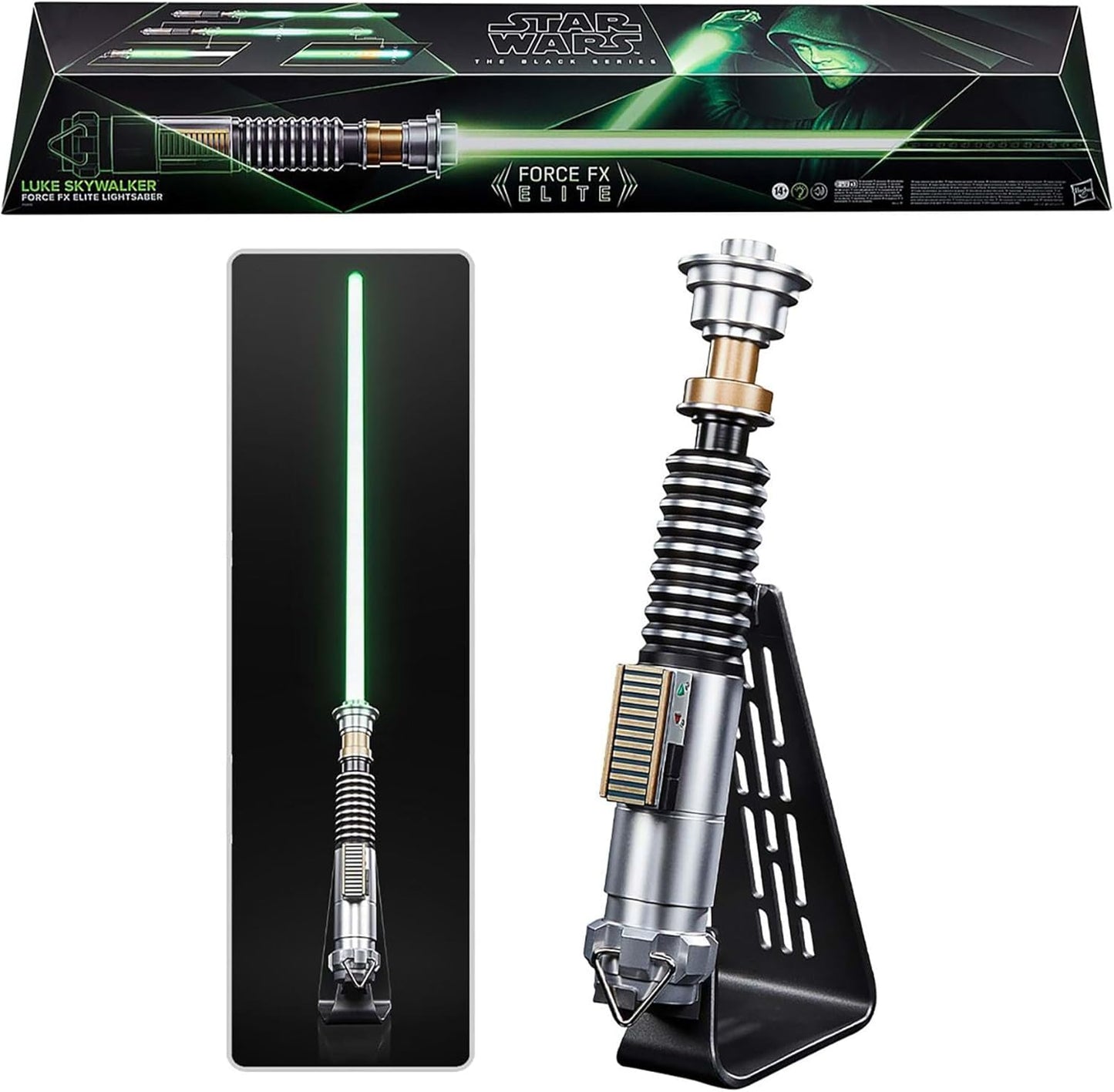 STAR WARS The Black Series Luke Skywalker Force FX Elite Electronic Light-Saber with