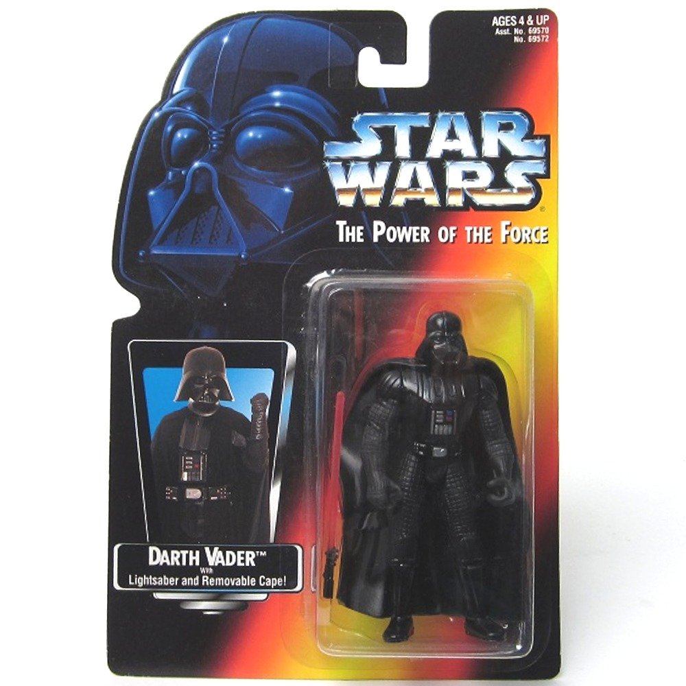 Star Wars Power of the Force Darth Vader with Lightsaber and Removable Cape