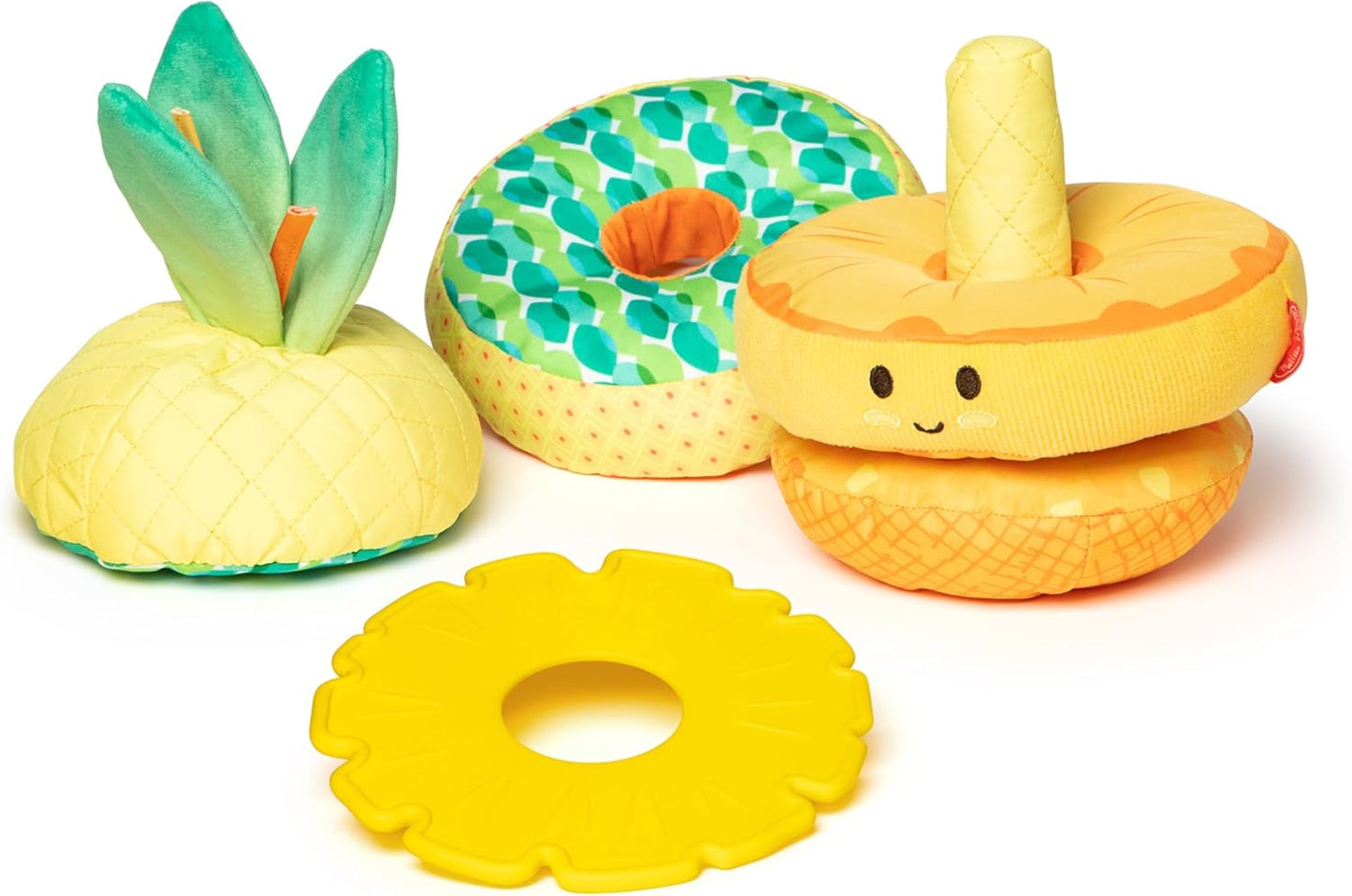 Melissa & Doug Melissa Doug Multi-Sensory Pineapple Soft Stacker Infant Toy - Stacking